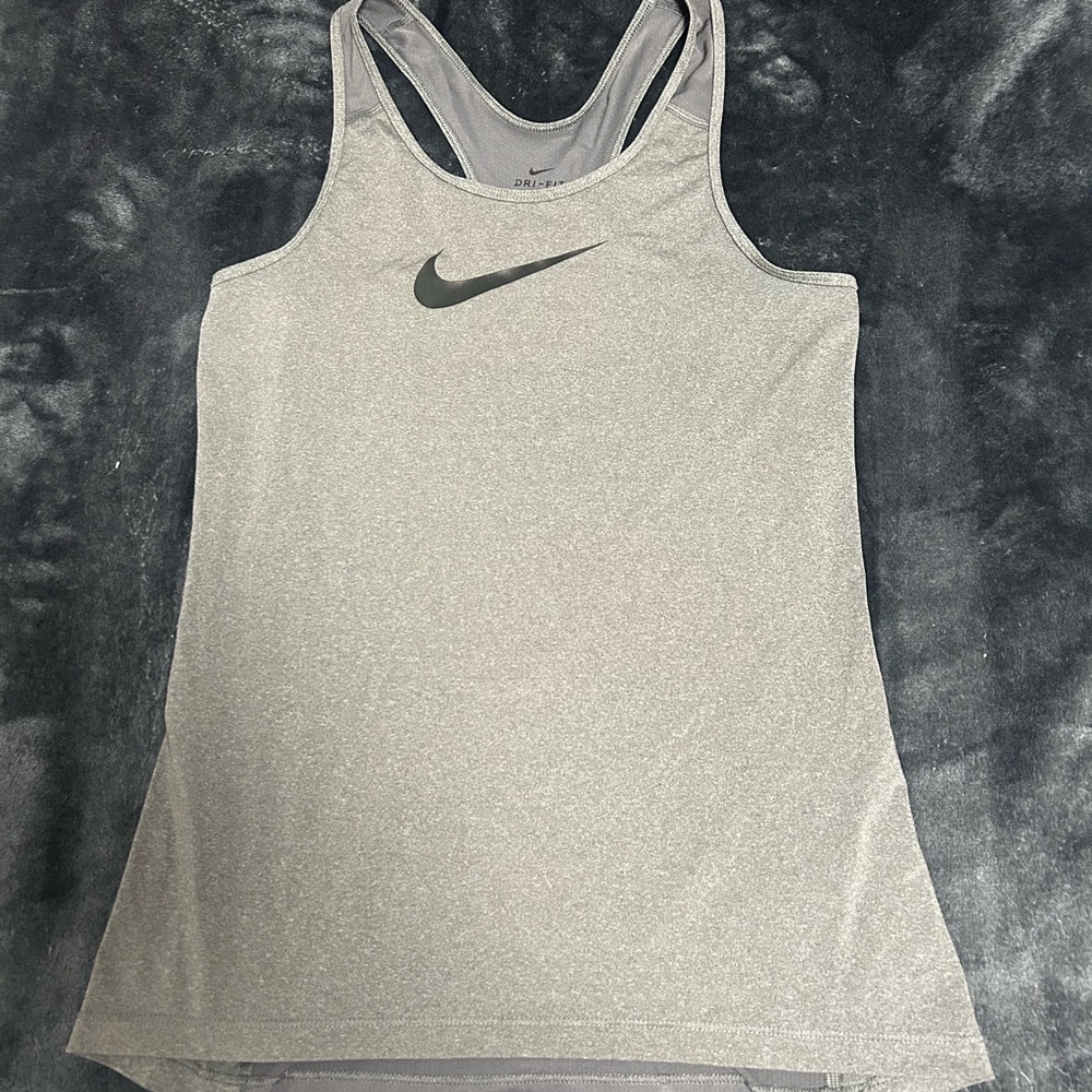 Nike Women's Light Gray Tank Top